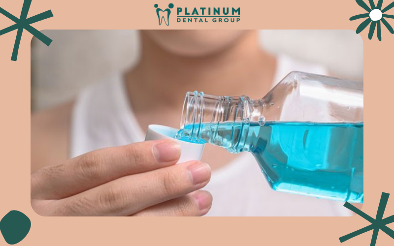 Sử dụng nước súc miệng sau mỗi bữa ăn