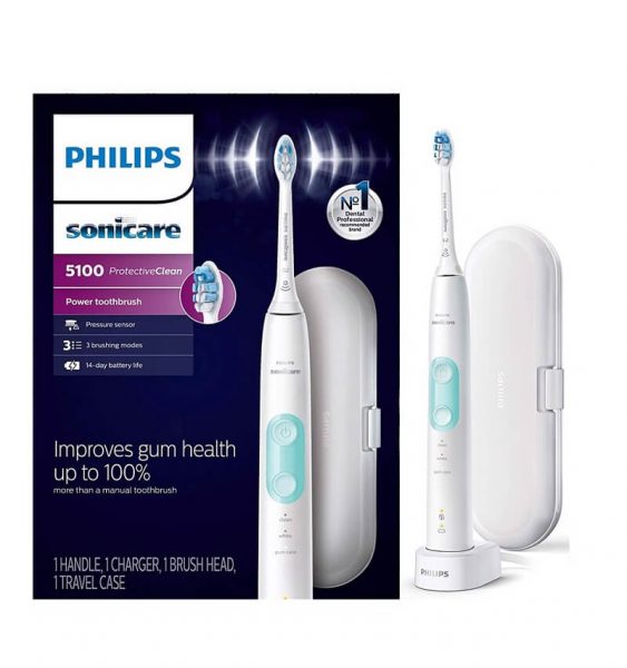 Bàn chải điện Philips Sonicare Protective Clean 5100 sở hữu nhiều tính năng vượt trội Bàn chải điện Philips Sonicare Protective Clean 5100 sở hữu nhiều tính năng vượt trội