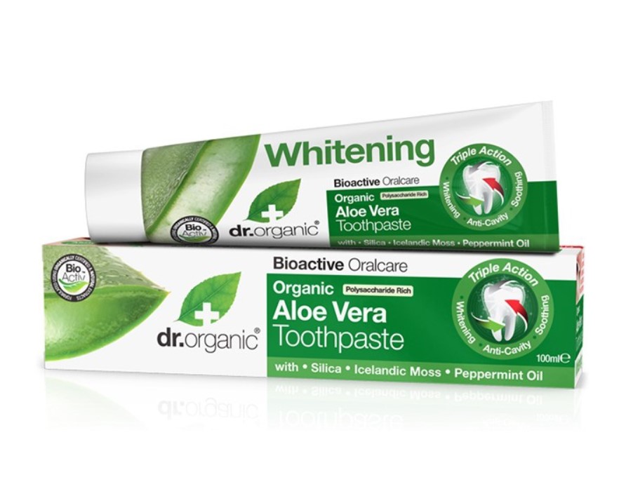 Kem đánh răng Dr Organic Aloe Vera