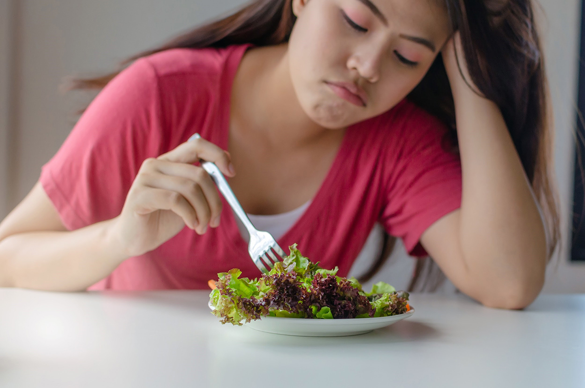 Thiếu chất dinh dưỡng cần thiết cho cơ thể